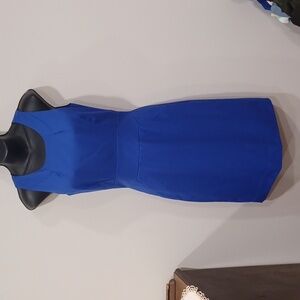 J.Crew 100% Wool Cobalt Blue Sheath Dress- Sz. 0